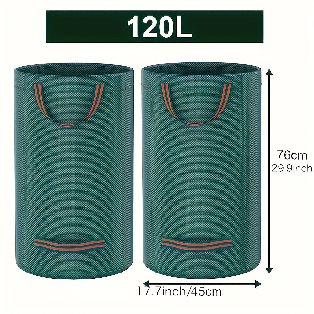 🍃 EcoTuff™ – Herbruikbare Tuinafvalzak (500L / 300L / 120L)