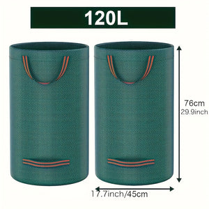 🍃 EcoTuff™ – Herbruikbare Tuinafvalzak (500L / 300L / 120L)