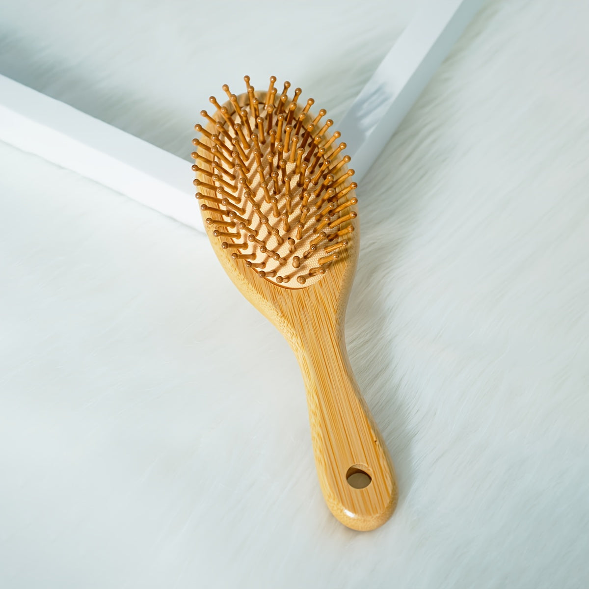 🌿 BambooCare™ – Luxe Bamboe Haarborstel met Luchtkussen