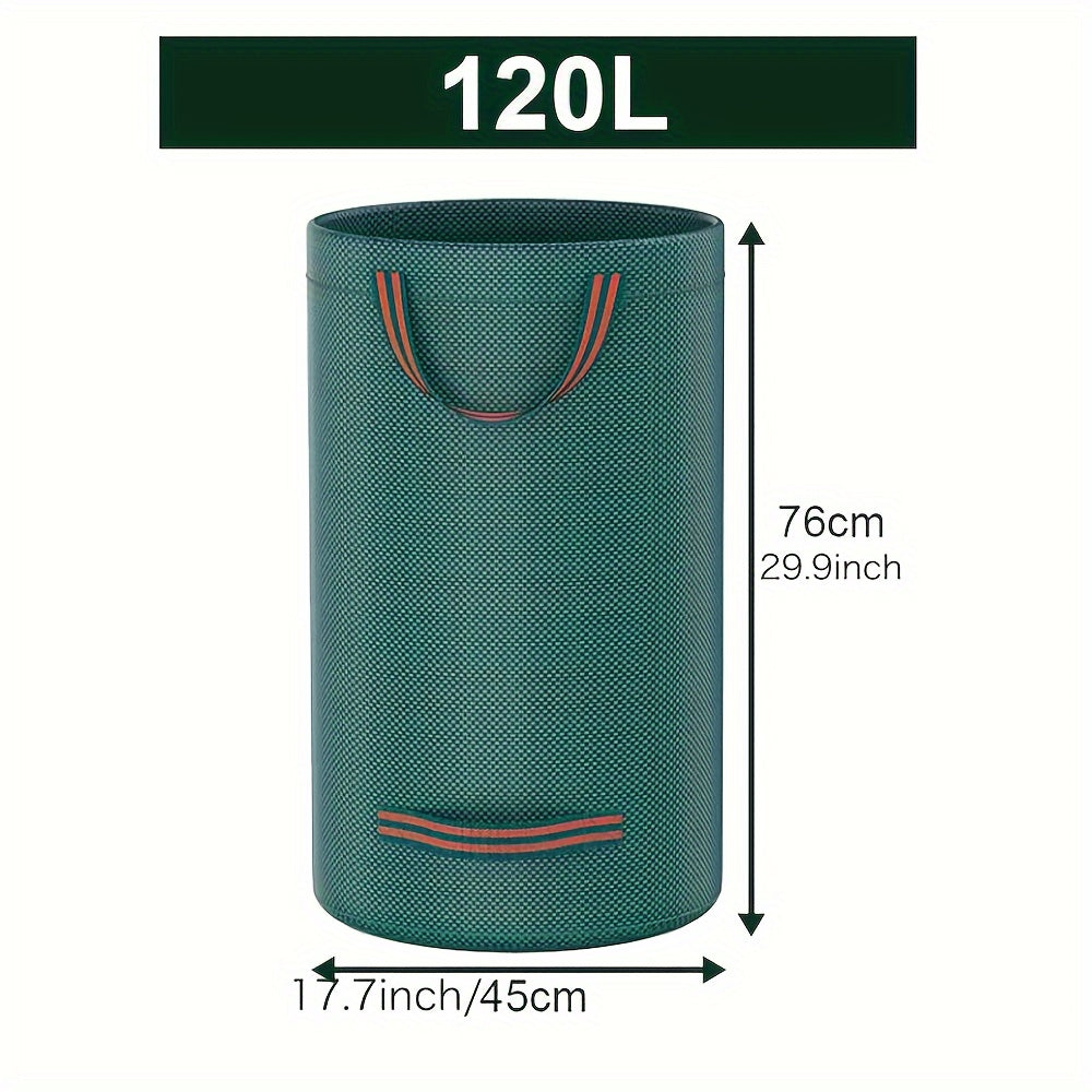 🍃 EcoTuff™ – Herbruikbare Tuinafvalzak (500L / 300L / 120L)