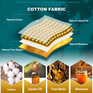 🐝 BeeFresh™ – Herbruikbare Bijenwas Vershoud Wraps (Set van 20 stuks)