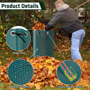 🍃 EcoTuff™ – Herbruikbare Tuinafvalzak (500L / 300L / 120L)