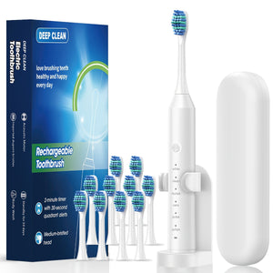 🦷 EcoBrush Sonic™ – Elektrische Tandenborstel met 6 standen