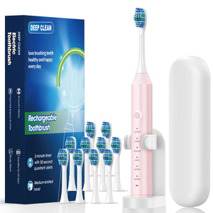 🦷 EcoBrush Sonic™ – Elektrische Tandenborstel met 6 standen