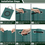 🍃 EcoTuff™ – Herbruikbare Tuinafvalzak (500L / 300L / 120L)