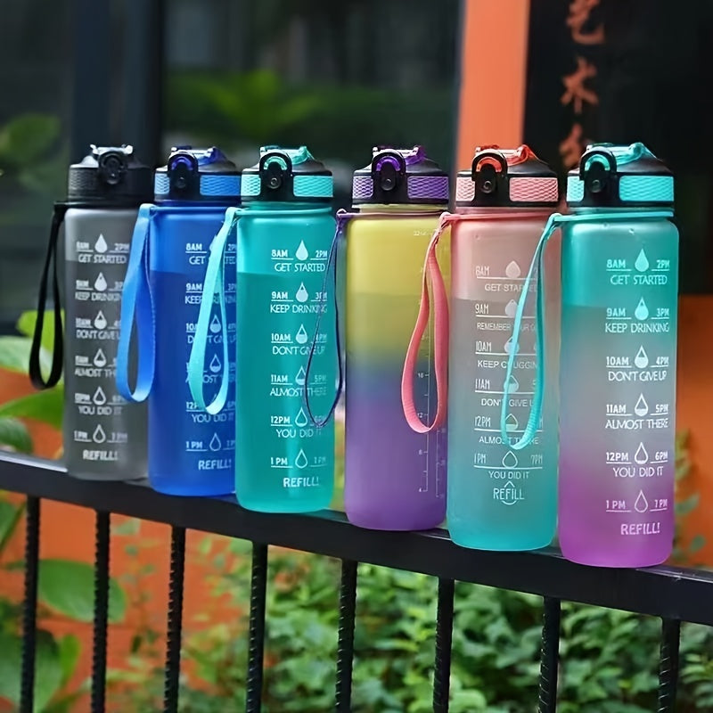 💦 EcoSip™ – Sport Waterfles met Kleurverloop (1000 ml)