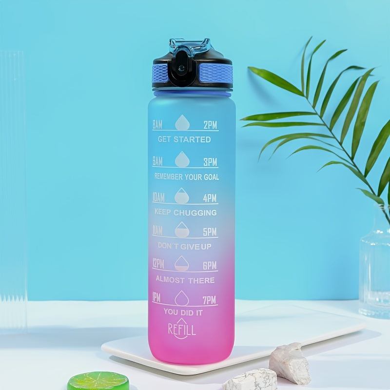 💦 EcoSip™ – Sport Waterfles met Kleurverloop (1000 ml)