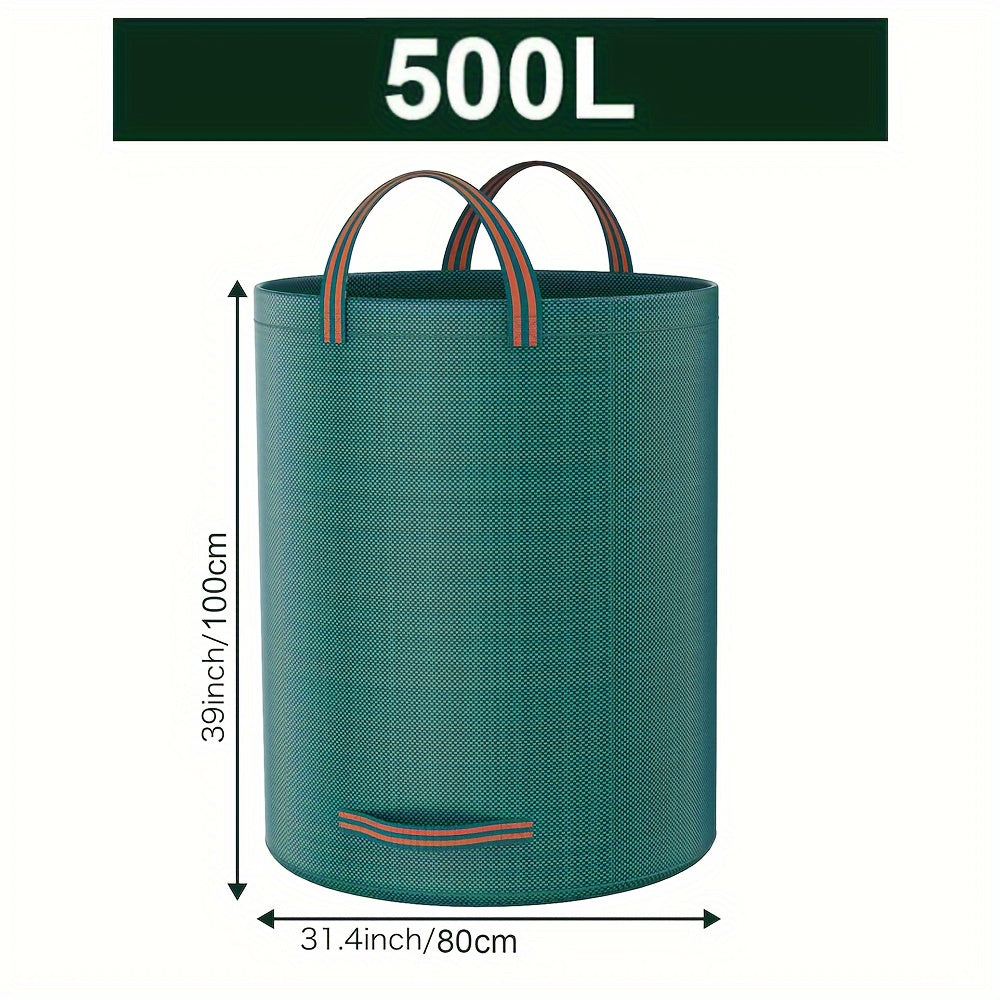 🍃 EcoTuff™ – Herbruikbare Tuinafvalzak (500L / 300L / 120L)