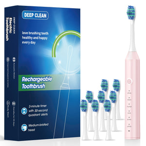 🦷 EcoBrush Sonic™ – Elektrische Tandenborstel met 6 standen