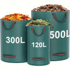 🍃 EcoTuff™ – Herbruikbare Tuinafvalzak (500L / 300L / 120L)