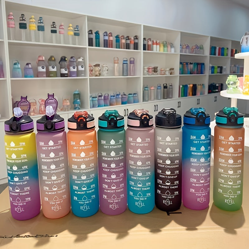 💦 EcoSip™ – Sport Waterfles met Kleurverloop (1000 ml)