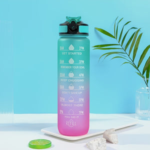 💦 EcoSip™ – Sport Waterfles met Kleurverloop (1000 ml)