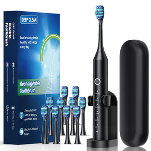 🦷 EcoBrush Sonic™ – Elektrische Tandenborstel met 6 standen