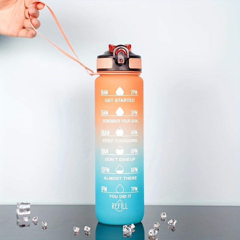 💦 EcoSip™ – Sport Waterfles met Kleurverloop (1000 ml)