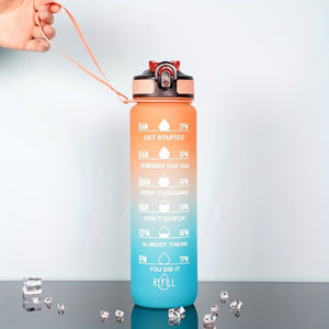 💦 EcoSip™ – Sport Waterfles met Kleurverloop (1000 ml)