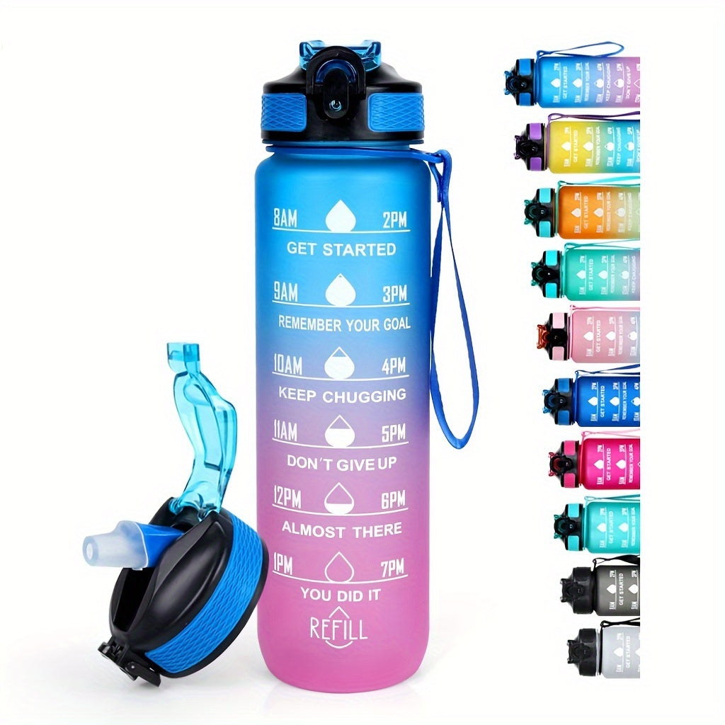 💦 EcoSip™ – Sport Waterfles met Kleurverloop (1000 ml)