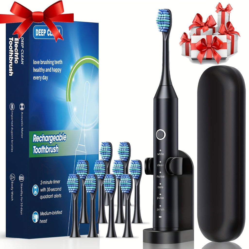 🦷 EcoBrush Sonic™ – Elektrische Tandenborstel met 6 standen