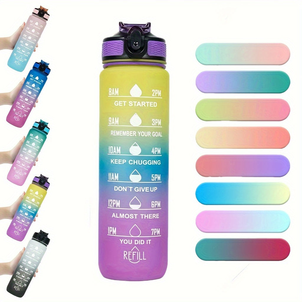 💦 EcoSip™ – Sport Waterfles met Kleurverloop (1000 ml)