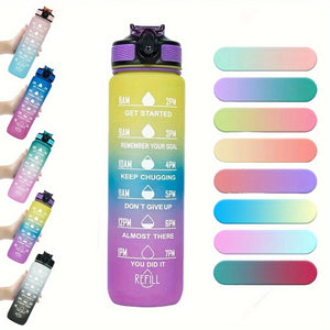 💦 EcoSip™ – Sport Waterfles met Kleurverloop (1000 ml)