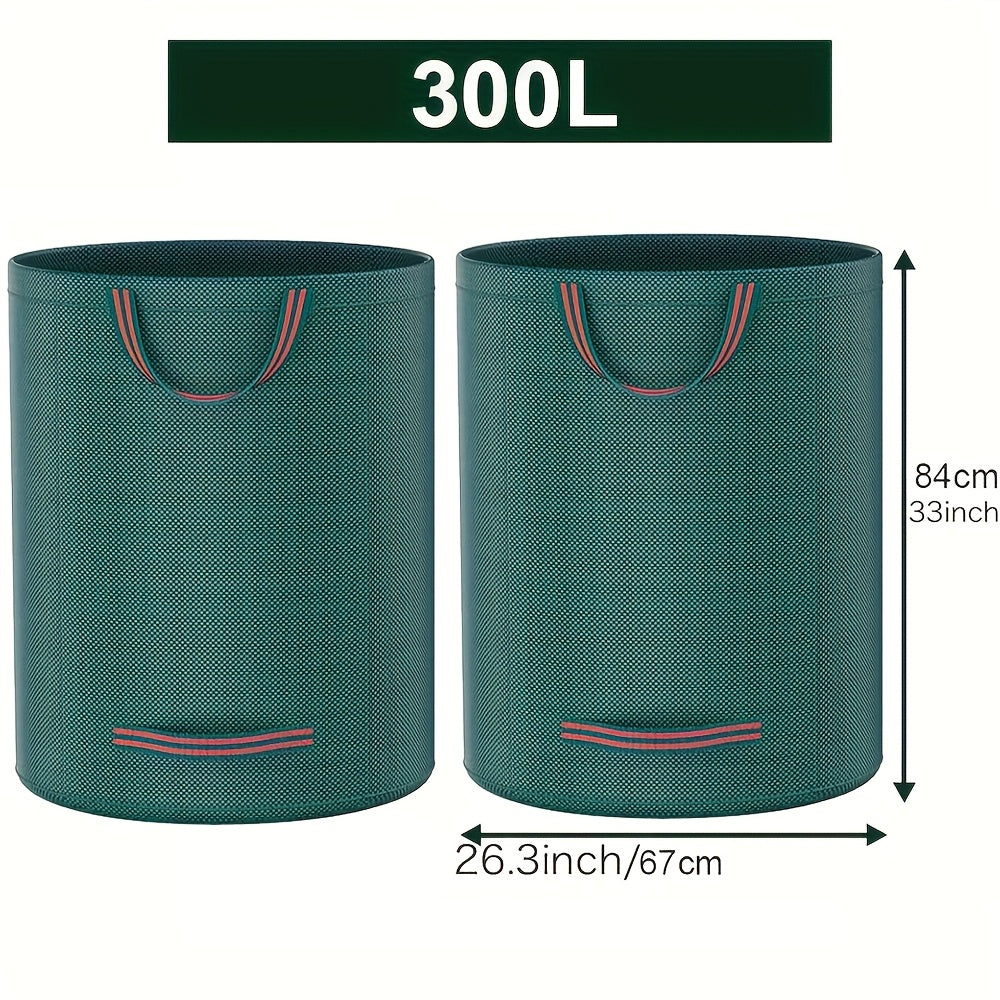 🍃 EcoTuff™ – Herbruikbare Tuinafvalzak (500L / 300L / 120L)