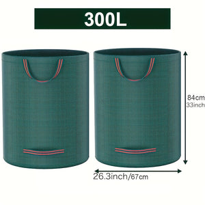 🍃 EcoTuff™ – Herbruikbare Tuinafvalzak (500L / 300L / 120L)