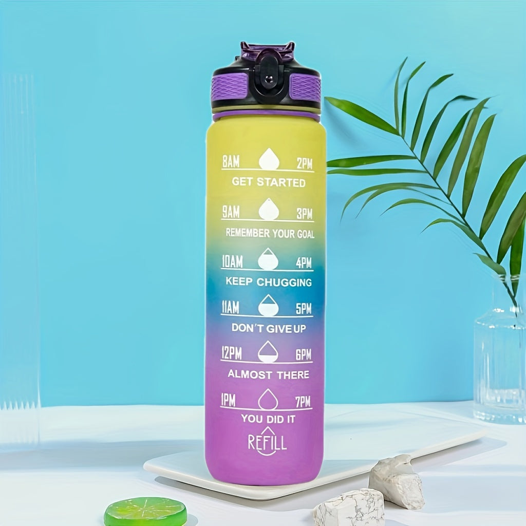 💦 EcoSip™ – Sport Waterfles met Kleurverloop (1000 ml)